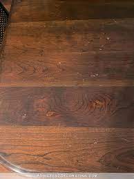 refinishing wood furniture with