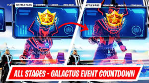 Man, that monster vs robot fight was so good. Leak All Stages Of Galactus Event S Battle Pass Screen Countdown In Fortnite Chapter 2 Season 4 Youtube