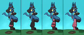Previous item · next item. Favourite Lucario Paw Style Poll By Evil Sprite On Deviantart