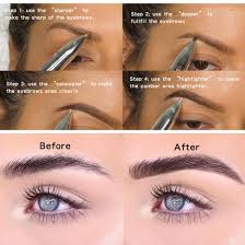 eyebrow pencil waterproof makeup press