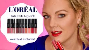 l oréal infallible lipstick first