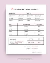 commercial cleaning e templates