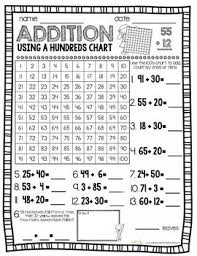 Math Practice Using A Hundreds Chart To Add Hundreds