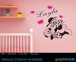 Personalised Minnie Mouse Wall Art