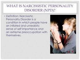 ppt narcissistic personality disorder