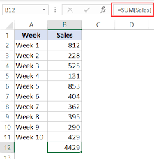 How To Sum A Column In Excel 5 Really