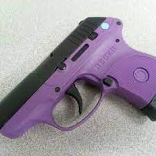 ruger lcp 380 acp purple pistol lady