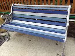 Wooden Bench Outdoor Painted Benches