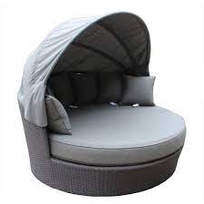 Wd Patio Tao Day Bed Grey Wd Tao48030