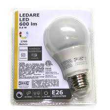 ikea e26 ledare dimmable light bulb led