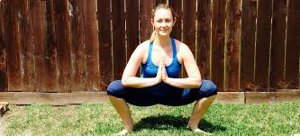 yoga poses garland pose malasana