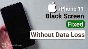 how to fix iphone 11 black screen