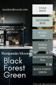 Benjamin Moore Black Forest Green