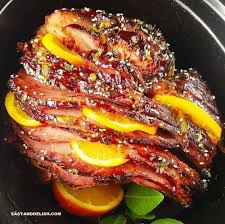 slow cooker ham recipe with orange