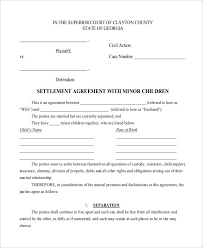 Voluntary Child Support Agreement Letter Template Dlsource