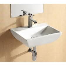 Rectangular Compact Bathroom Sink