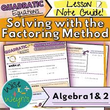 Solving Quadratic Equations With The