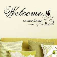 Custom wall quotes & wall art with vinyl wall quotes and graphics, the walls in your home no longer need to be bare and dull. Welcome Vinyl Wall Art Decals Quotes Saying Home Decor Customized Wall Decals Damask Wall Decals From Flylife 3 02 Dhgate Com
