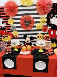 diy mickey mouse themed birthday party