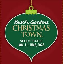 christmas town busch gardens