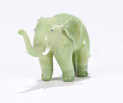 Lot Fine Lampwork Art Glass Elephant