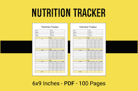 nutrition tracker graphic by gfx studio