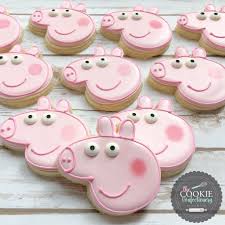 Peppa pig is a cheeky little piggy who lives with her younger brother george, mummy pig and daddy pig! Peppa Pig Cookies By Holli At The Cookie Confectionery In Temecula Ca Peppapig Peppa Pig Cookies By Ho Pig Birthday Cakes Peppa Pig Cupcakes Peppa Pig Cookie