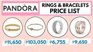 pandora ring bracelet list