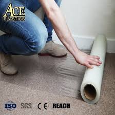 plastic adhesive carpet protector