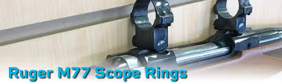 ruger m77 m77 mark ii scope rings