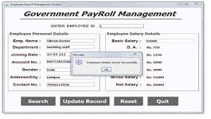 Download Free Employee Payroll Management System Cbse Ip