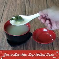 how to make miso soup without dashi