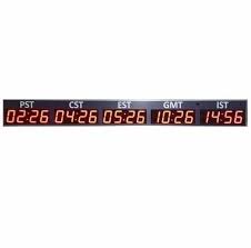 Multi Country Wall Clock Gps Based