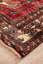 shiraz hand knotted persian rug red 201