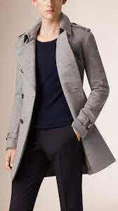 Burberry Mid Length Wool Cashmere