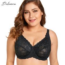 2019 Delimira Womens Sheer Lace Full Figure Unlined Minimizer Bra Q190425 From Yizhan01 20 98 Dhgate Com