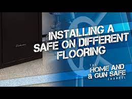 how to install a gun safe installing