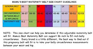Amazon Com Mamus Best Maternity Belt Adjustable Fit 36