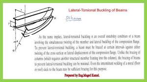 lateral torsional buckling
