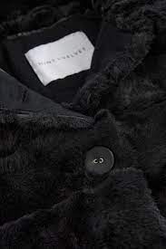 Buy Mint Velvet Black Fur Jacket From
