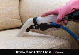 how to clean fabric chairs