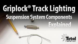 Griplock Track Lighting Suspension System Components Explained By Total Track Lighting Youtube