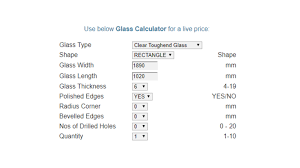 table glass calculator instant