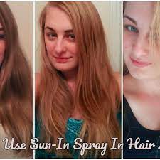sun in spray hair lightener
