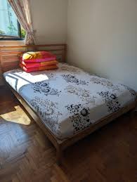 ikea bed frame with mattress furniture