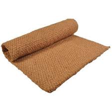 brown coir mat