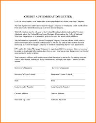 Authorization Letter To Use Credit Card Credit Card Authorization