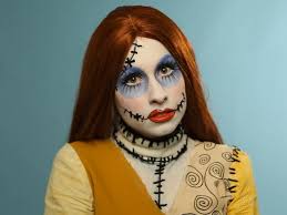 easy creepy doll halloween makeup