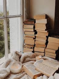 books aesthetic angel vine wood