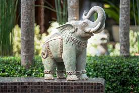 Green Ceramic Elephant Sculpture Buy